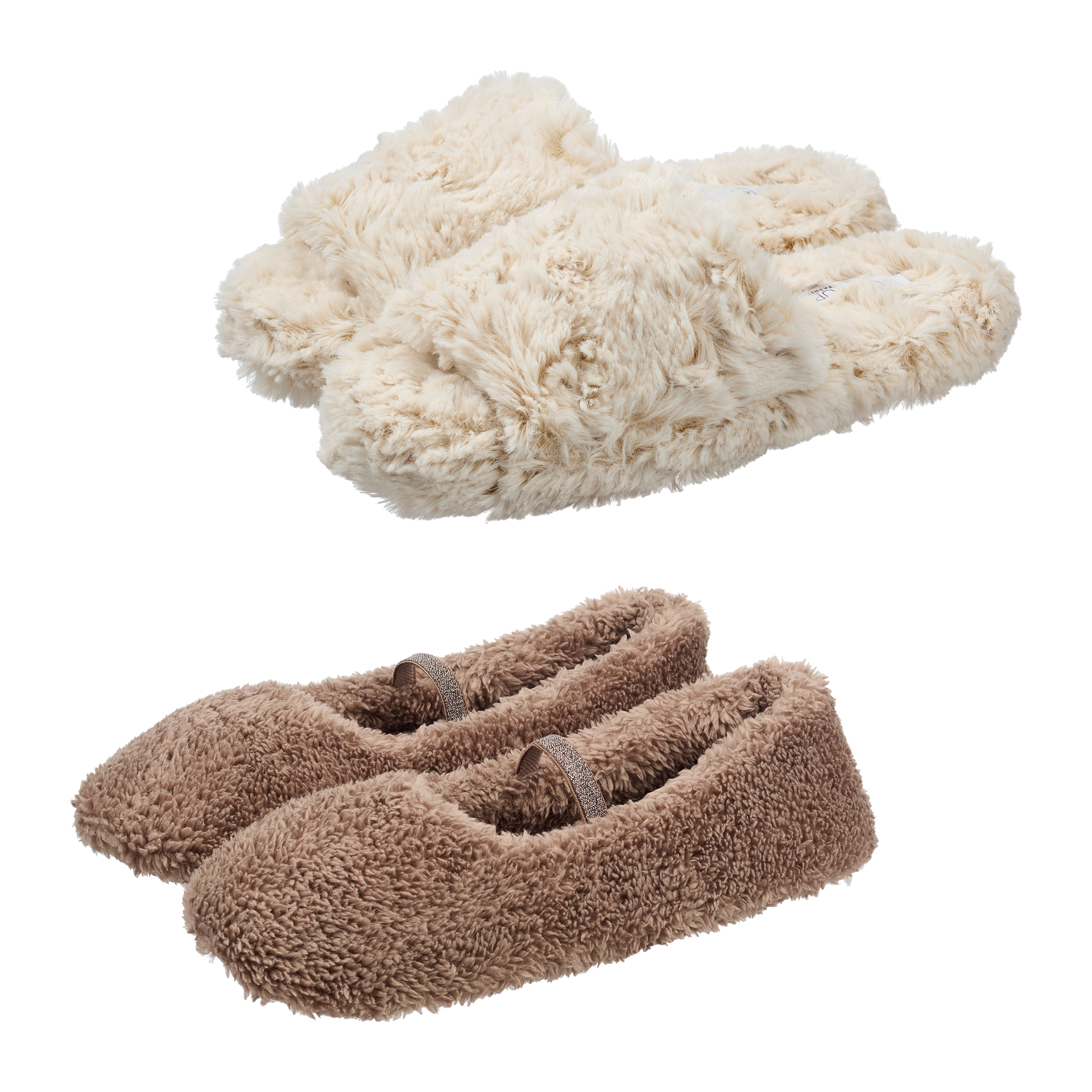 UP2FASHION Plüsch-Hausschuhe