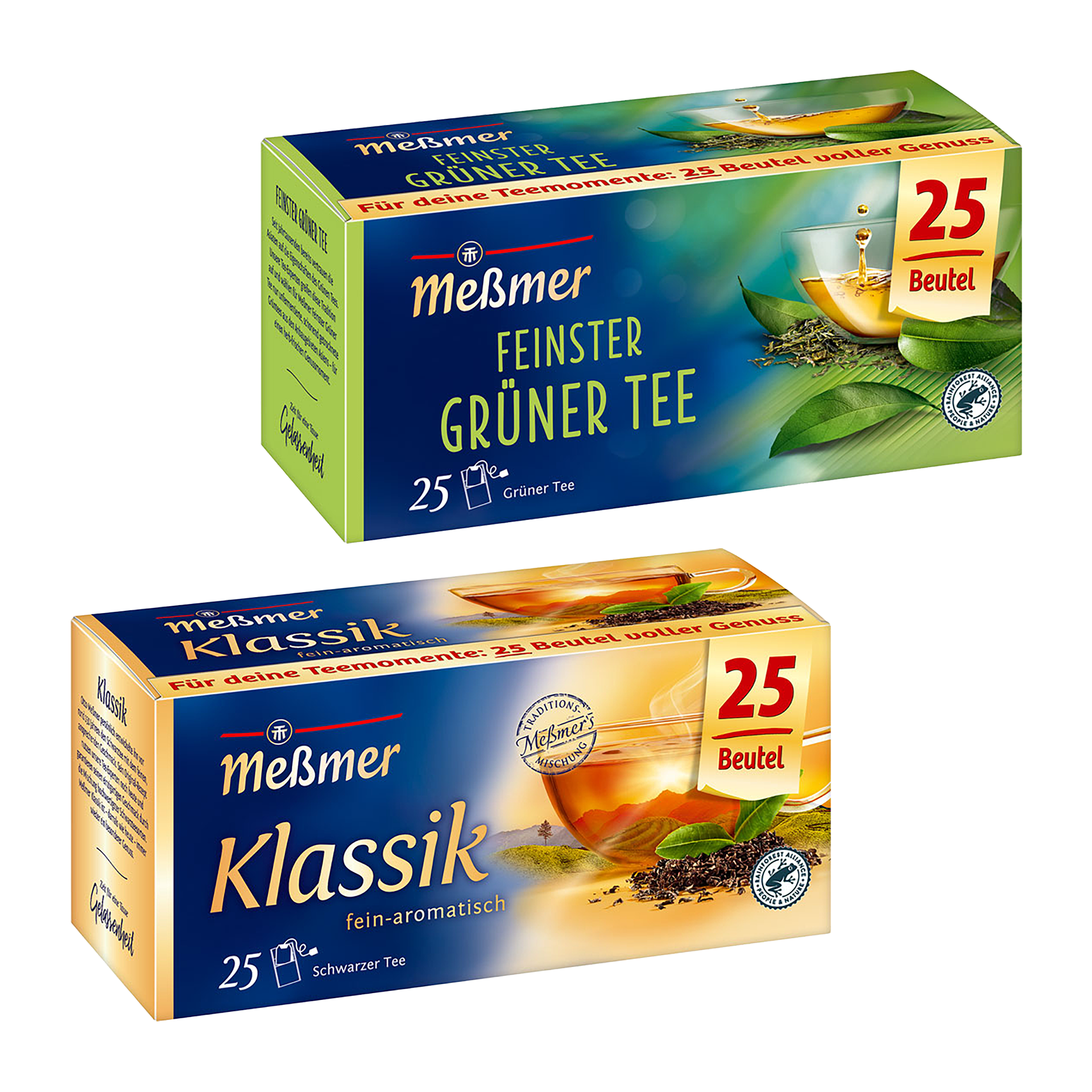 MESSMER Kräuter- / Schwarz- / Grüntee