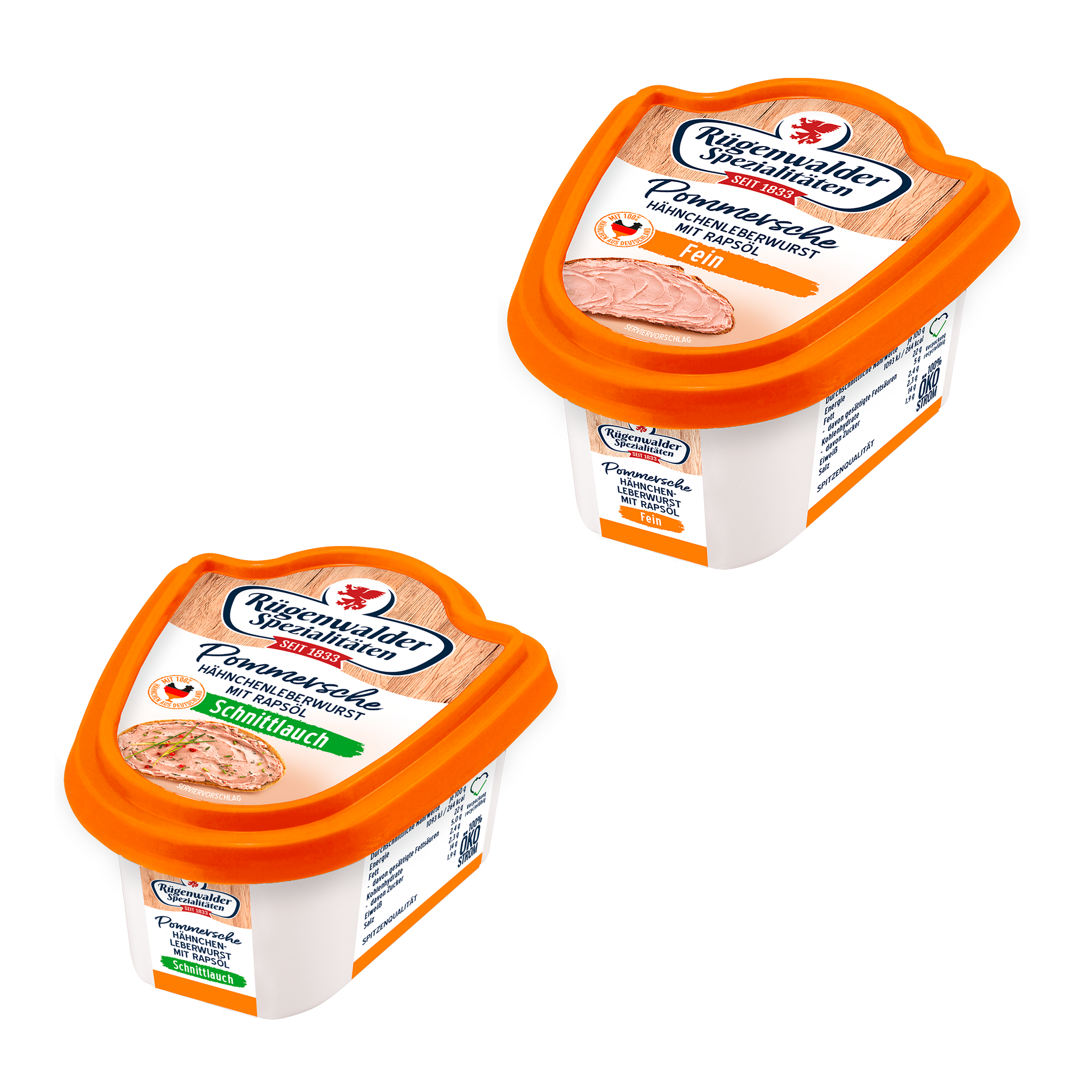 RÜGENWALDER SPEZIALITÄTEN Pommersche Hähnchenleberwurst