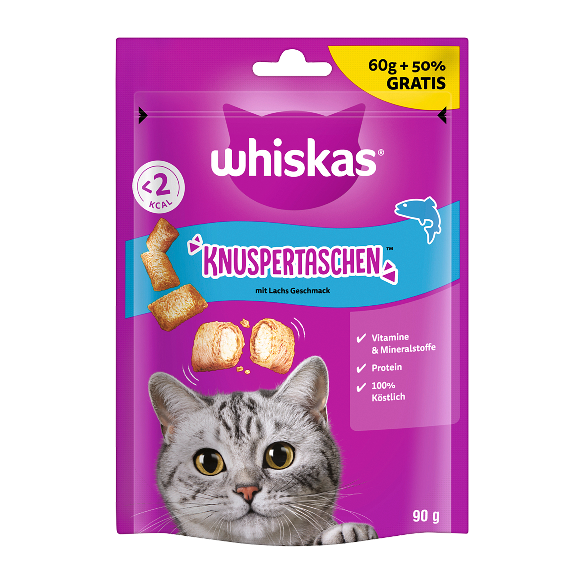 WHISKAS Knuspertaschen Lachs