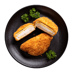 Mini-Hähnchen-Cordon-bleu-Schnitte