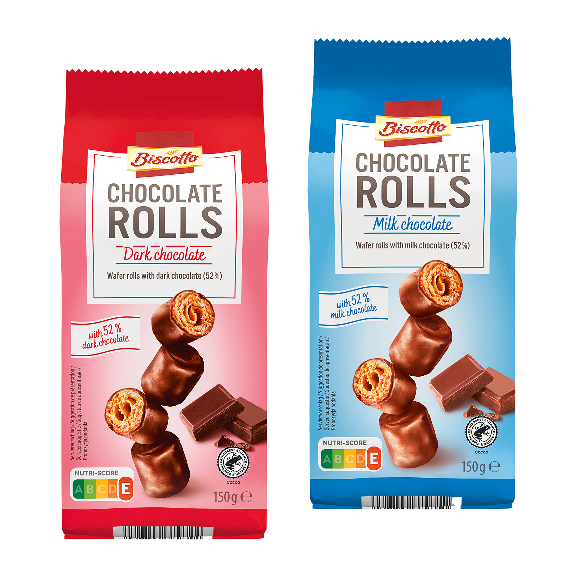 BISCOTTO Schokoröllchen