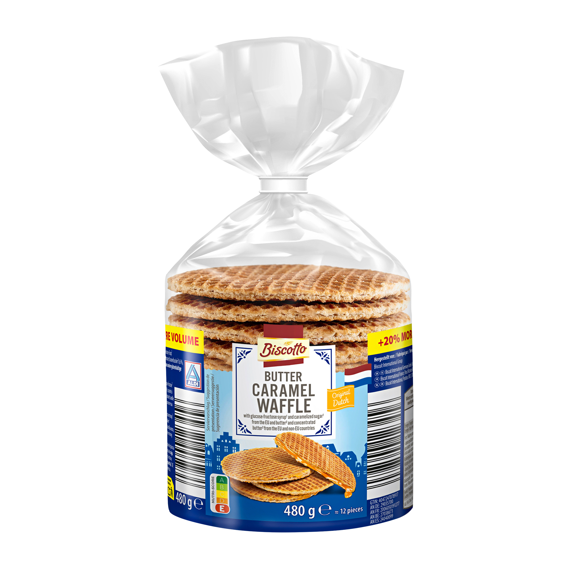BISCOTTO Karamellwaffeln XXL