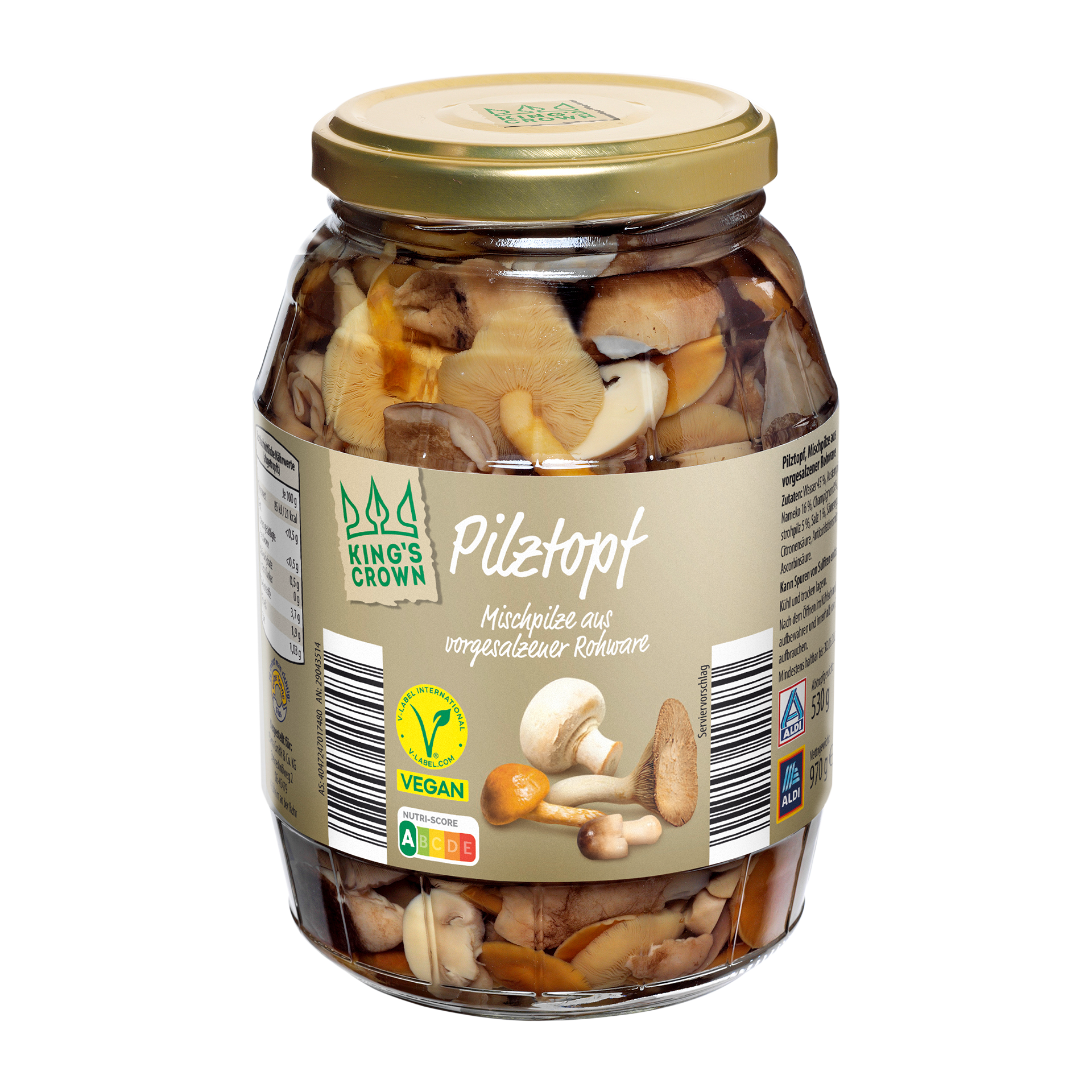 KING’S CROWN Pilztopf XXL