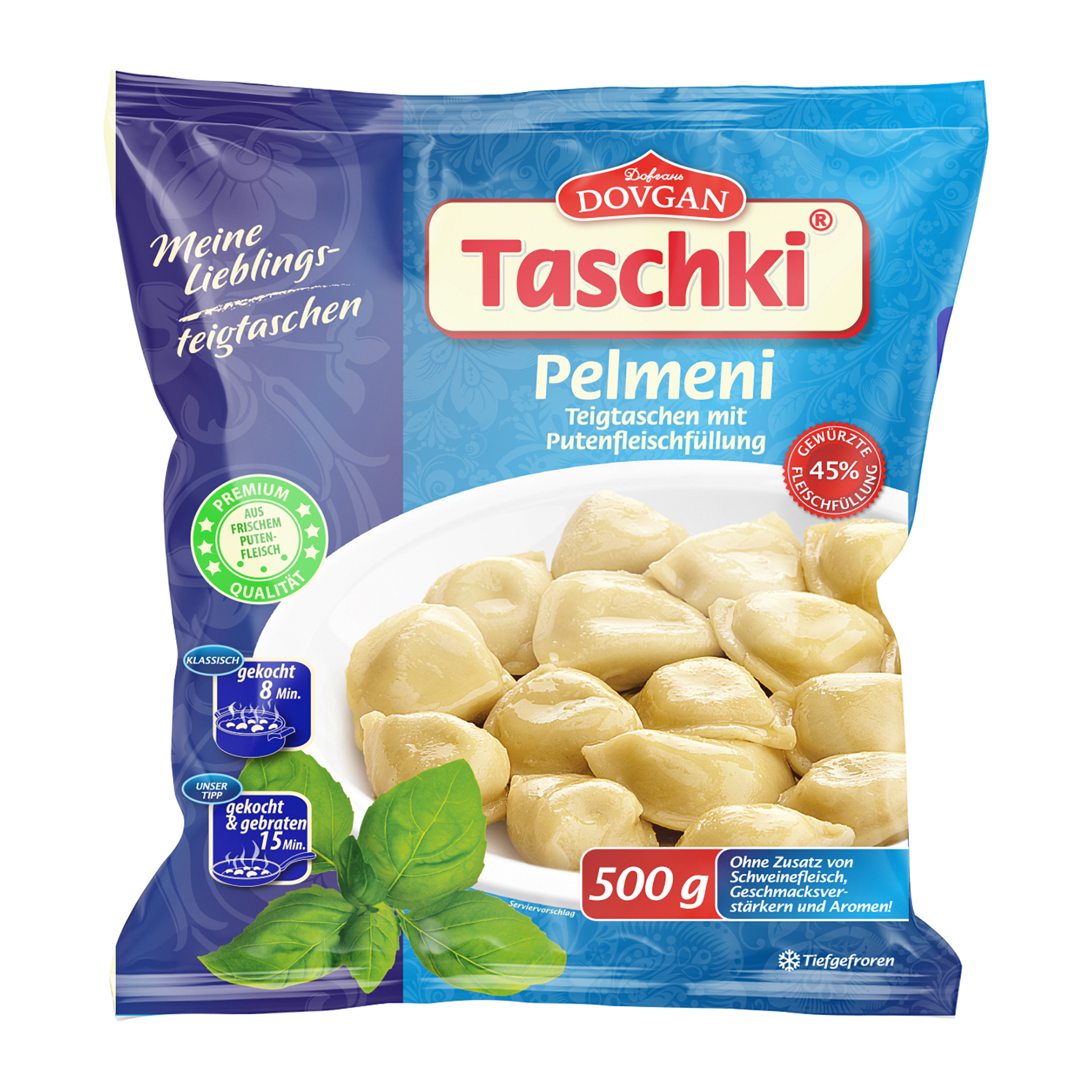 DOVGAN Taschki Pelmeni Putenfleisch