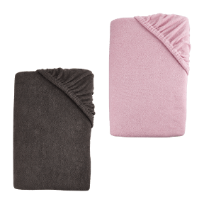 Jersey-Frottee-Spannbetttuch, B x L: ca. 90 x 200 cm