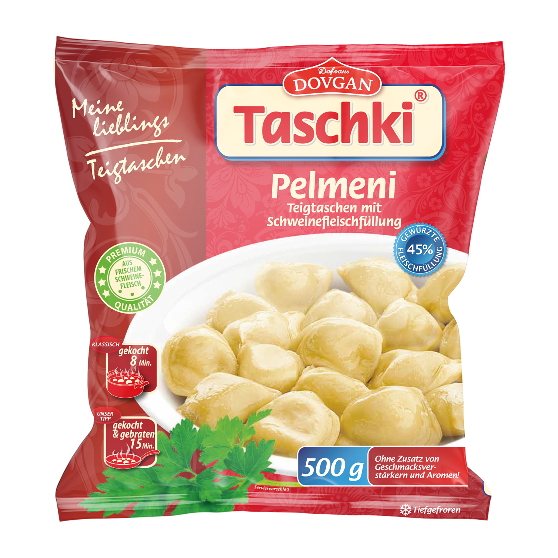 DOVGAN Taschki Pelmeni Schweinefleisch