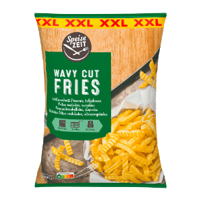 Wellenschnitt-Pommes XXL