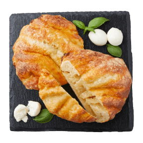 Käse-Mozzarella-Fächer