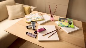 Blanko-Leinwand / -wände