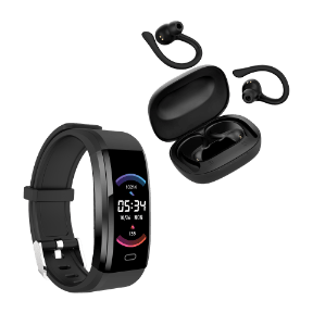 Kabellose Sport-Ohrhöhrer / Fitness-Tracker