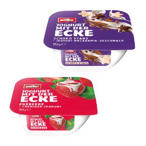 Joghurt mit der Ecke