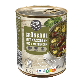 Grünkohl mit Kasseler und 4 Mettenden