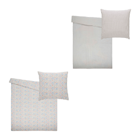 Seersucker-Bettwäsche, B x L: ca. 155 x 220 cm