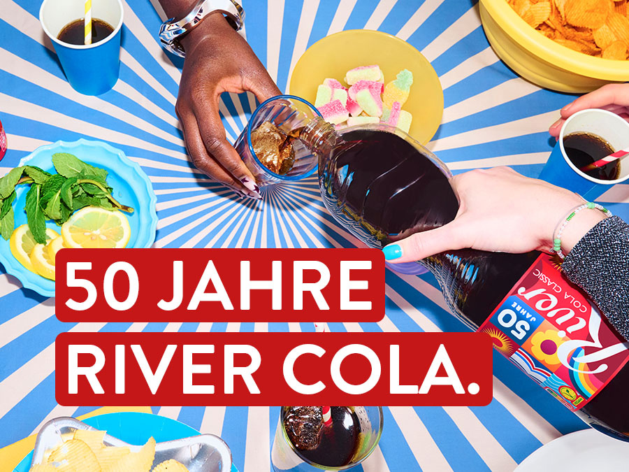 50 Jahre RIVER Cola.
