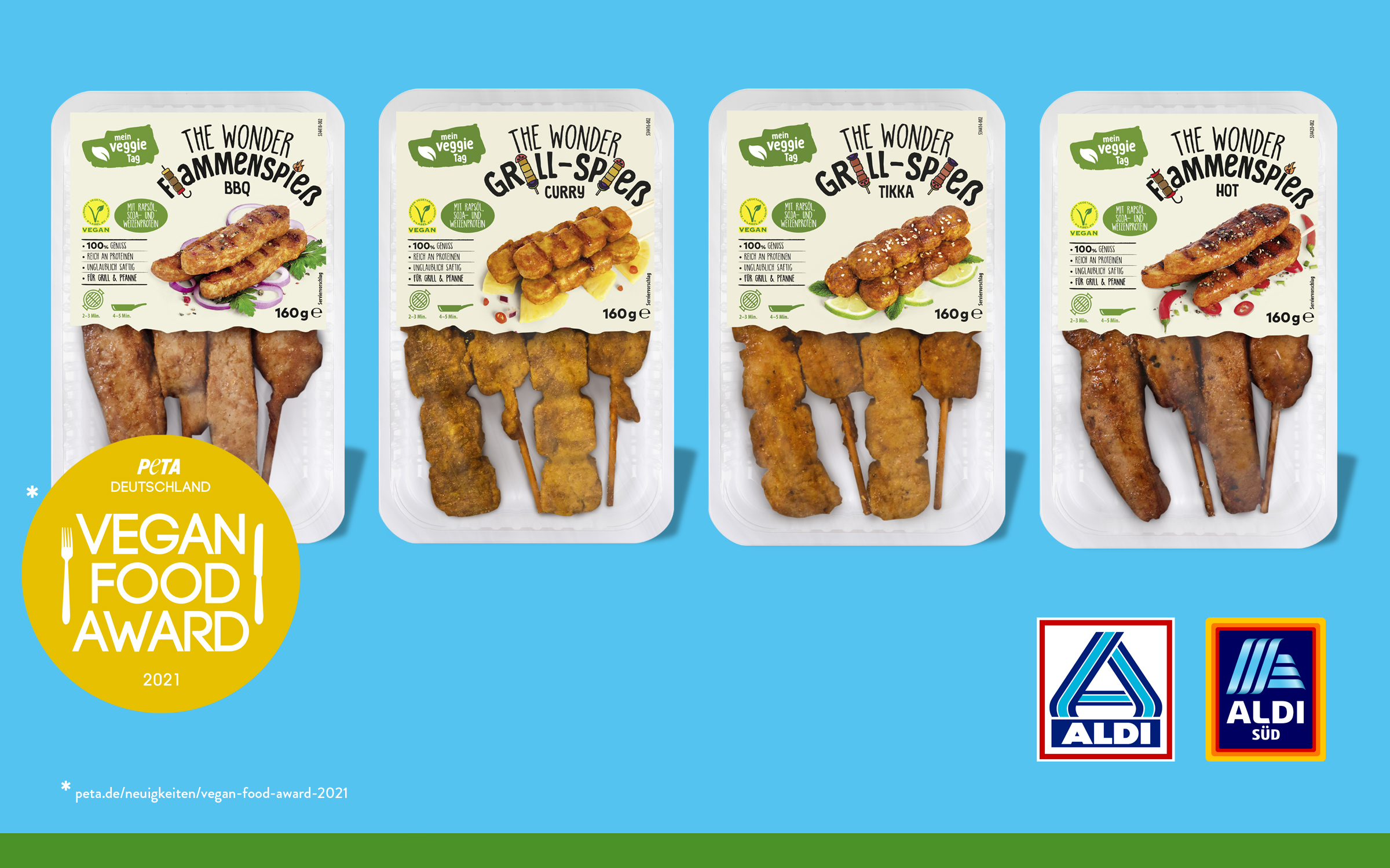 Bestes veganes Grillprodukt ALDI gewinnt erneut den Vegan Food Award