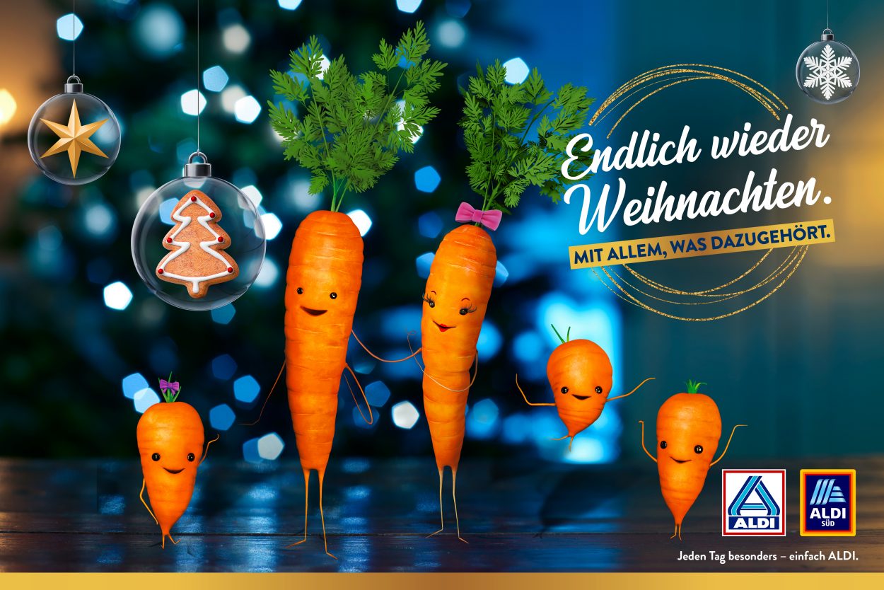 Neue ALDI Kampagne Endlich wieder Weihnachten mit allem, was dazugehört
