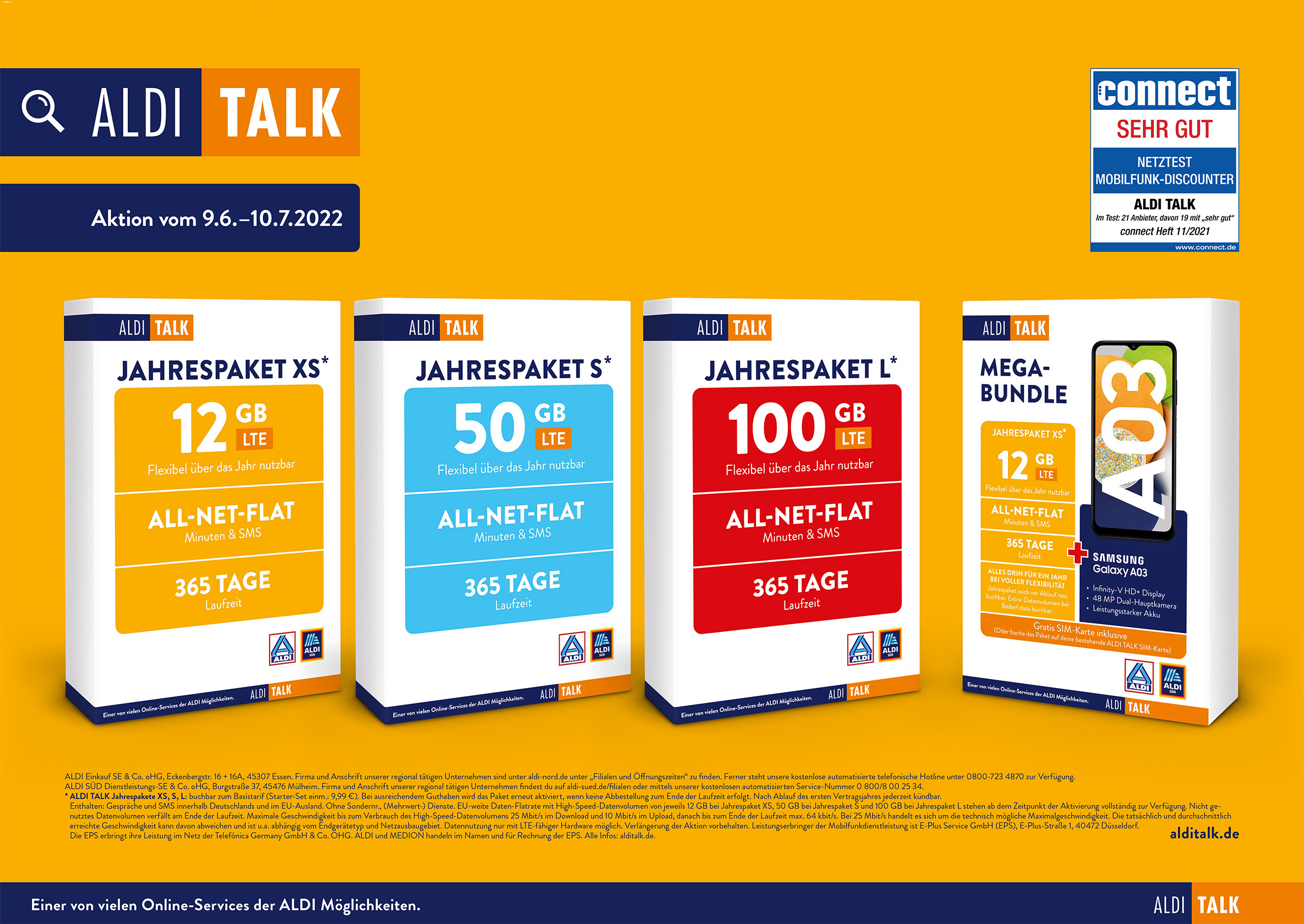 Günstige Gelegenheit bei ALDI TALK Ab 59,99 Euro ein Jahr lang