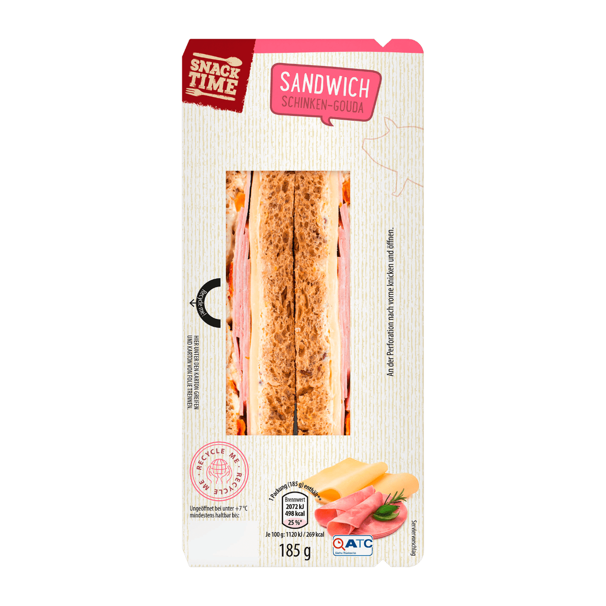 SNACK TIME/MEIN VEGGIE TAG Sandwich günstig bei ALDI Nord