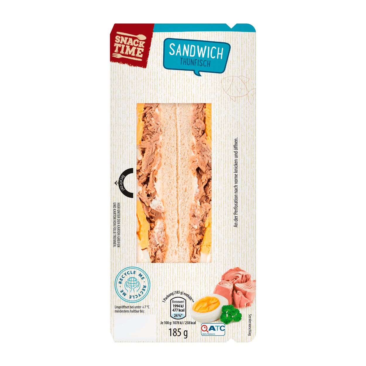 SNACK TIME/MEIN VEGGIE TAG Sandwich günstig bei ALDI Nord