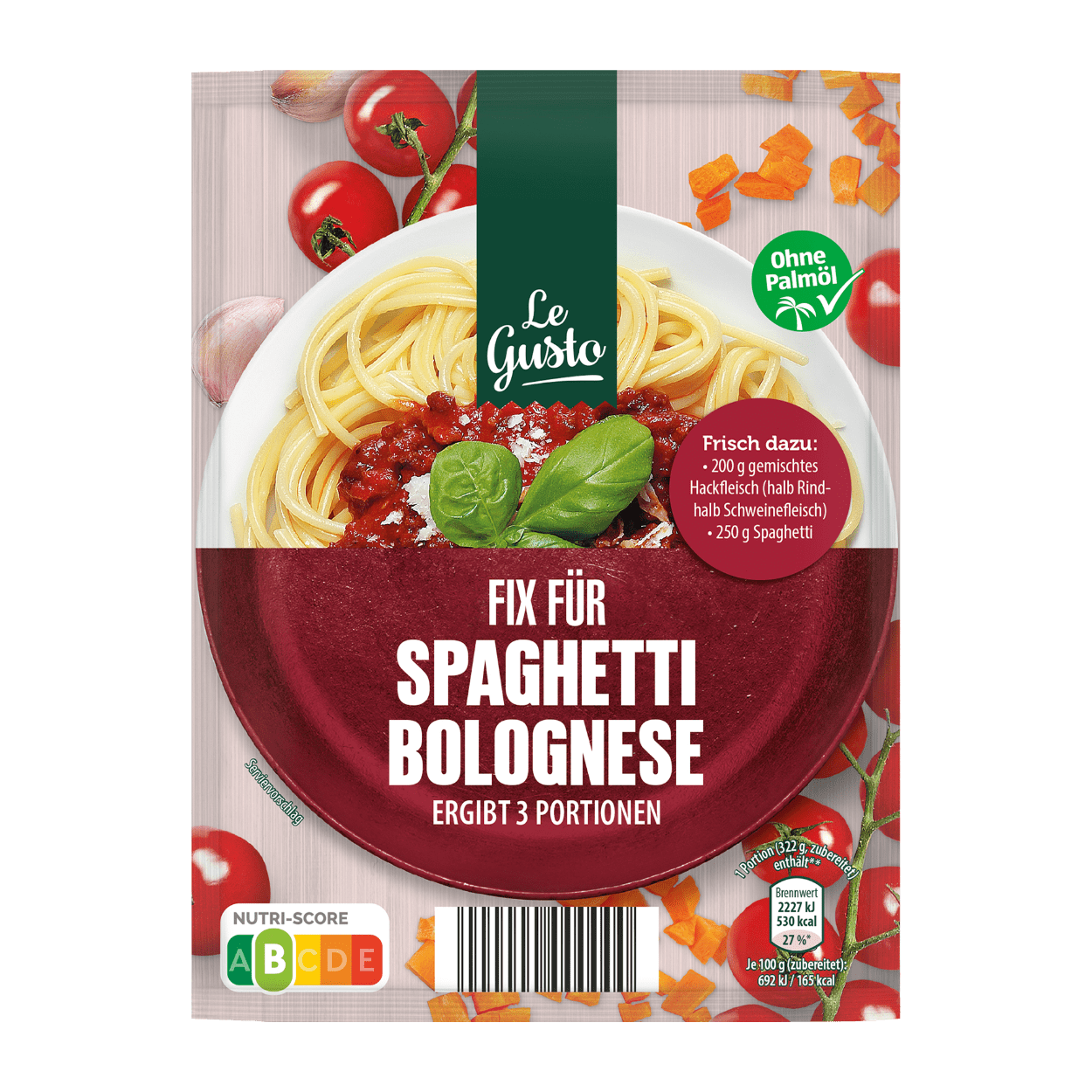 LE GUSTO Fix für Spaghetti Bolognese günstig bei ALDI Nord