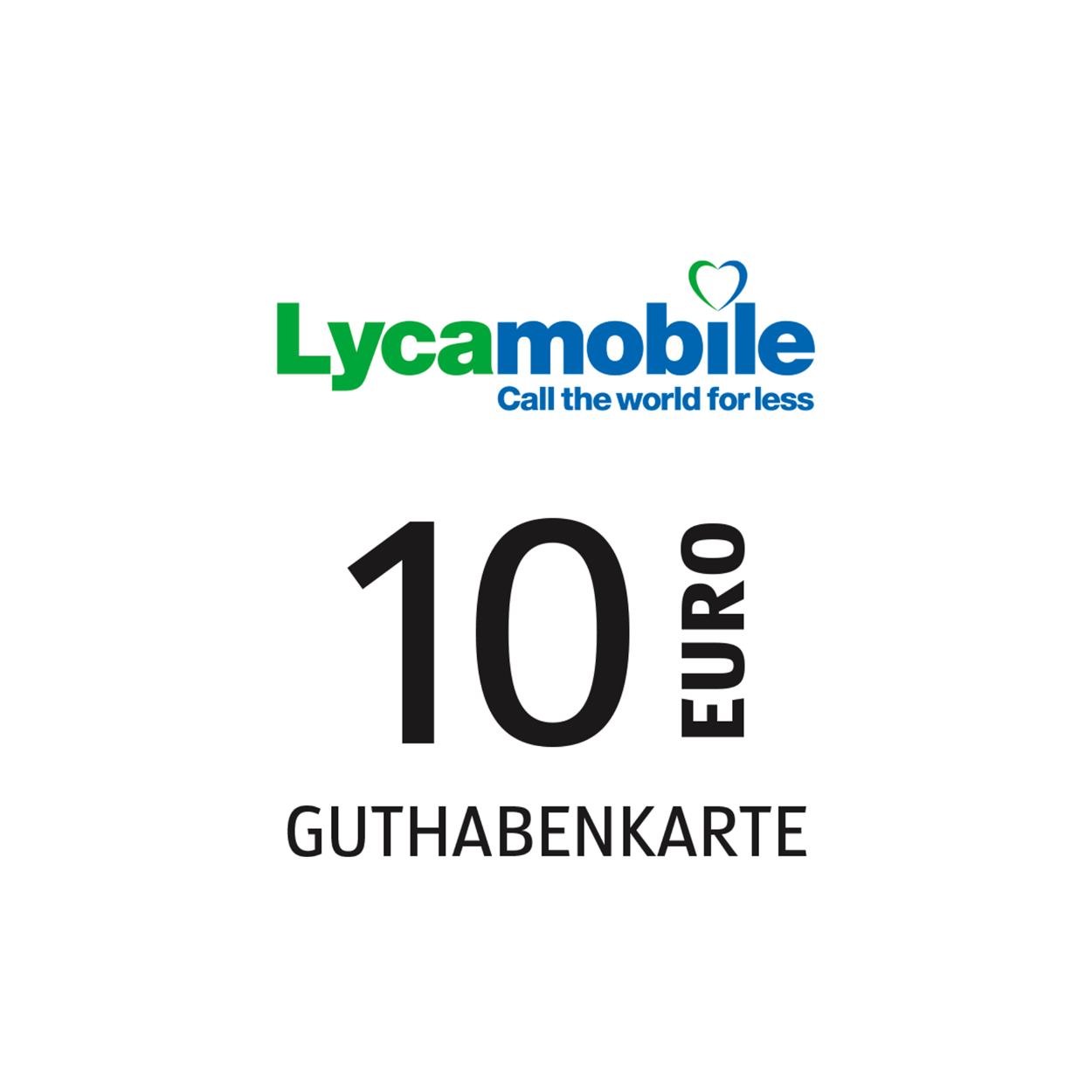 10 € Nord Guthabenkarte ALDI Lycamobile günstig bei