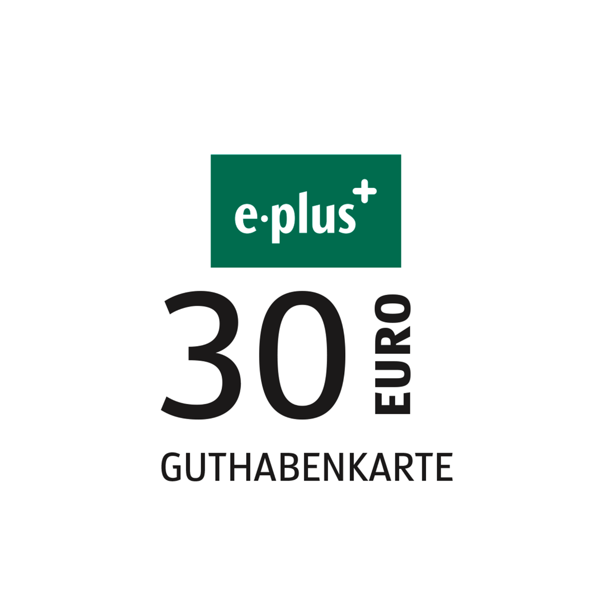 günstig € E-Plus bei Nord ALDI Guthabenkarte 30