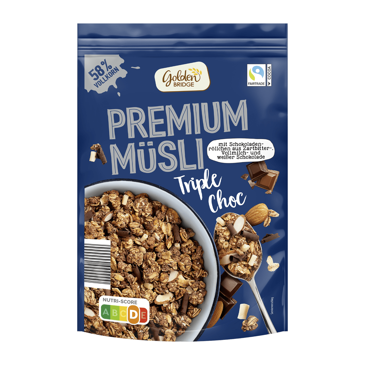 GOLDEN BRIDGE Premium Knusper Müsli günstig bei ALDI Nord