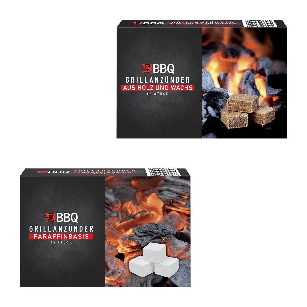 MOKAN Grillanzünder 5er Pack - Ökologischer Anzündkamin Ohne Chemie