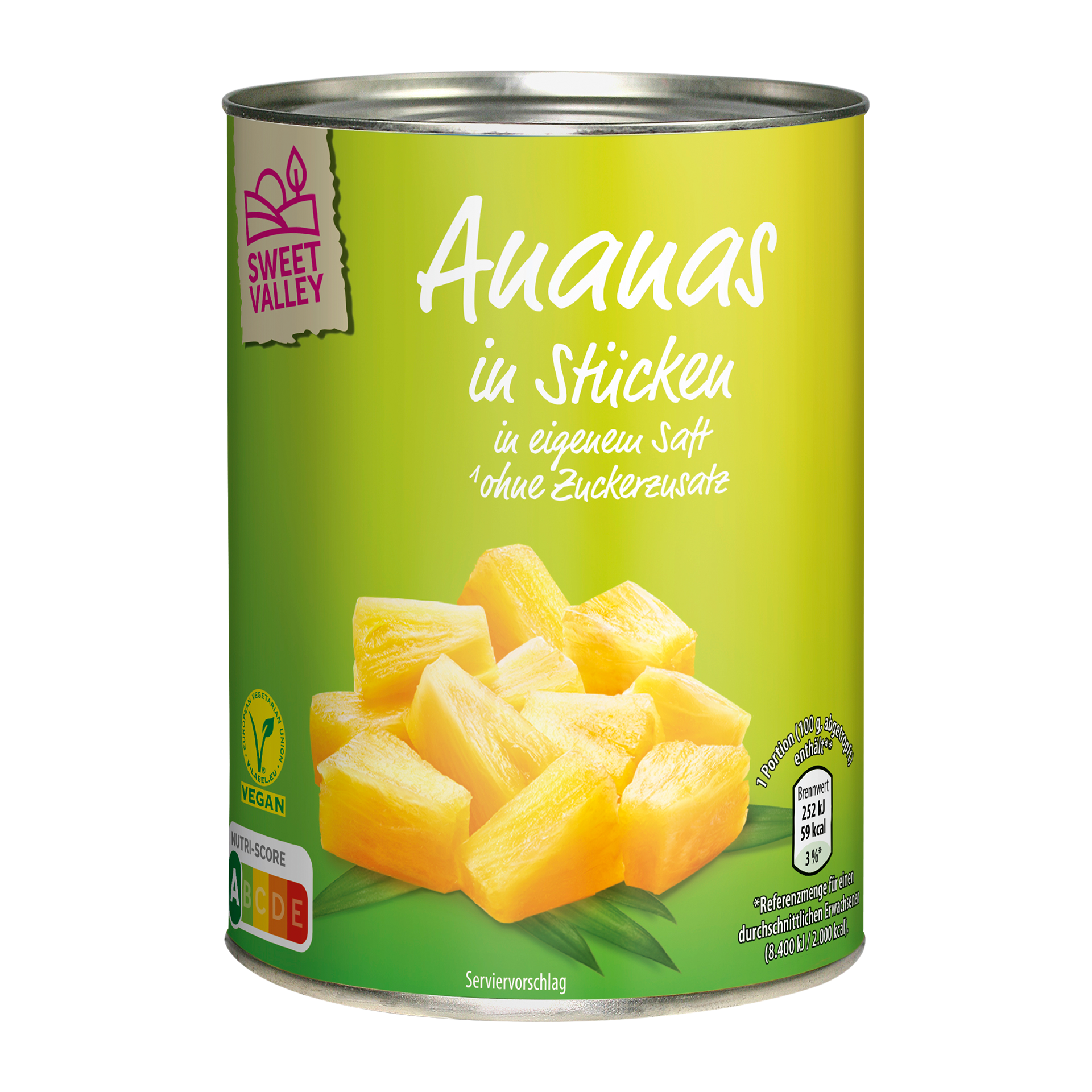 Ananas in Stücken