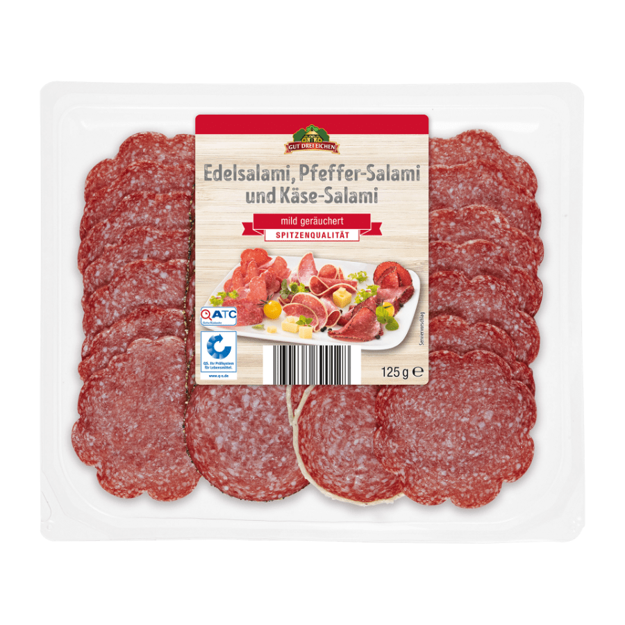 GUT DREI EICHEN Salami Aufschnittplatte günstig bei ALDI Nord