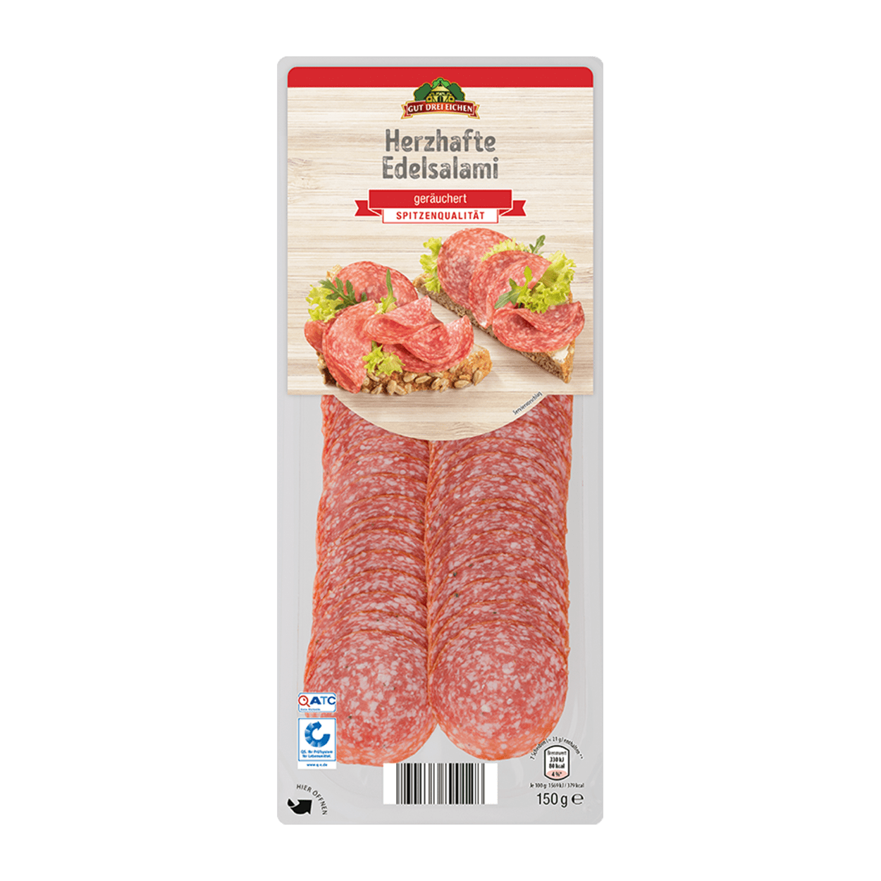 GUT DREI EICHEN Herzhafte Edelsalami günstig bei ALDI Nord