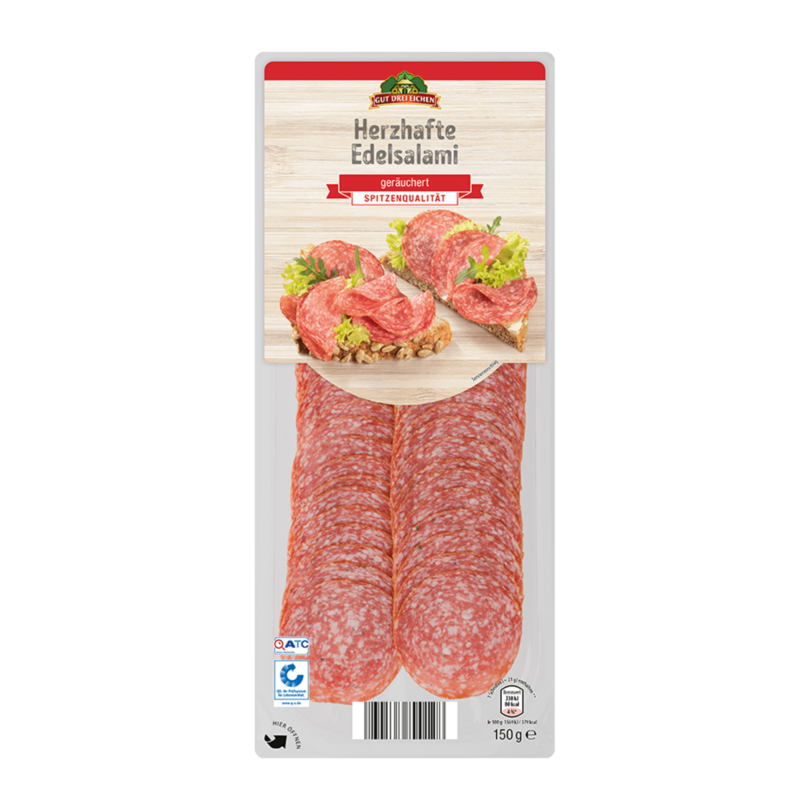 GUT DREI EICHEN Herzhafte Edelsalami günstig bei ALDI Nord