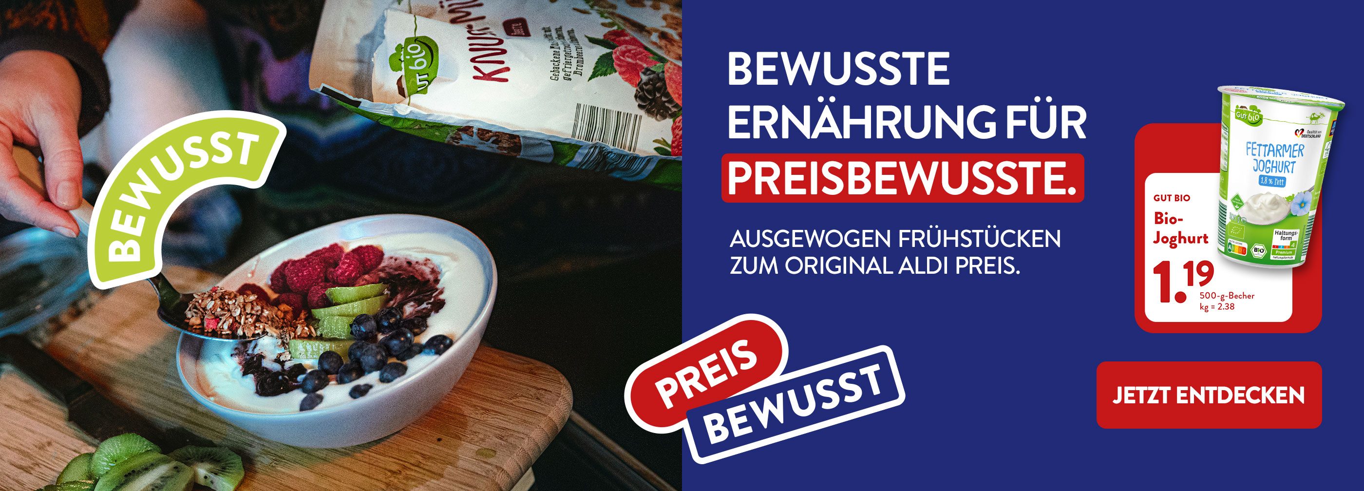 JoghurtMüsliBowl Rezepte von ALDI Nord