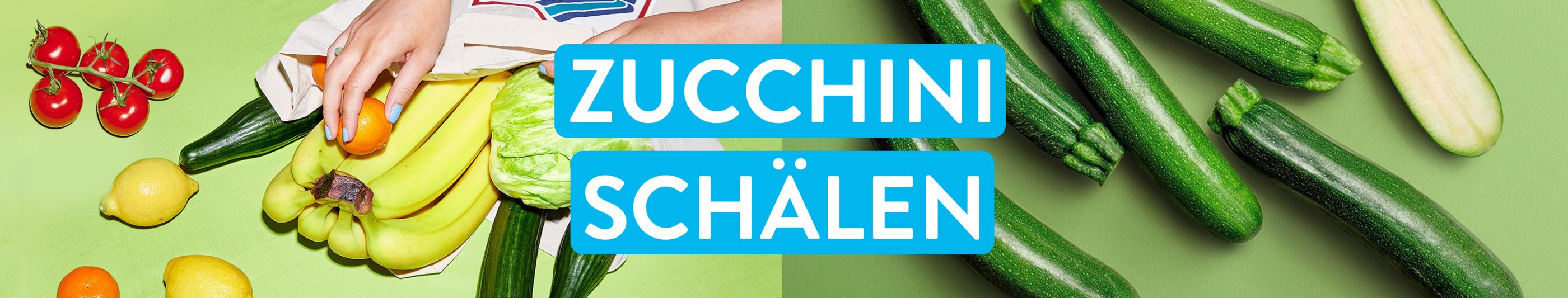 Zucchini schälen ja oder nein? ALDI Nord Küchenhacks