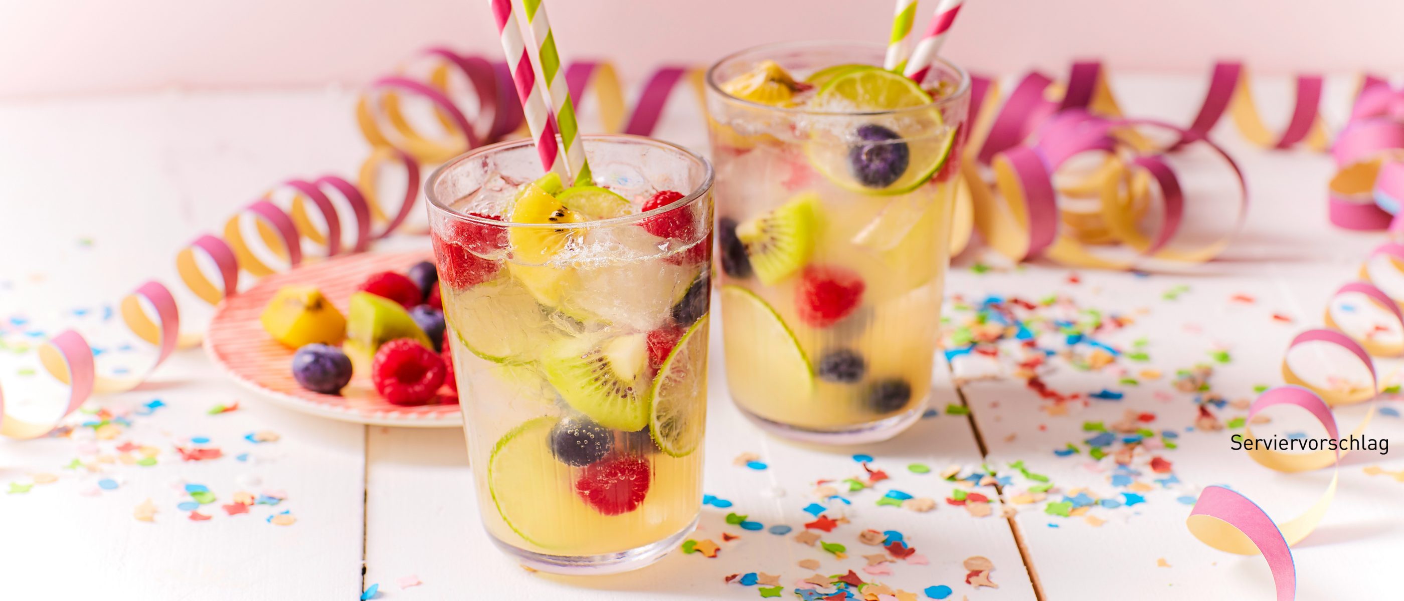 Bunter KonfettiCocktail Rezepte von ALDI Nord