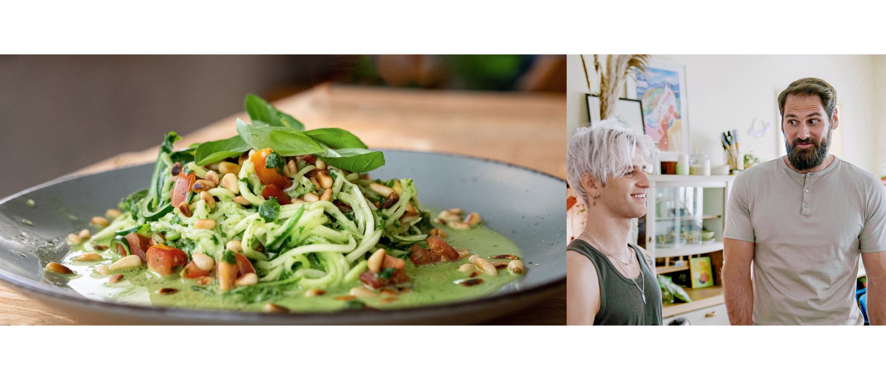 Paleo Zoodles mit Spinatsauce Rezept von ALDI Nord