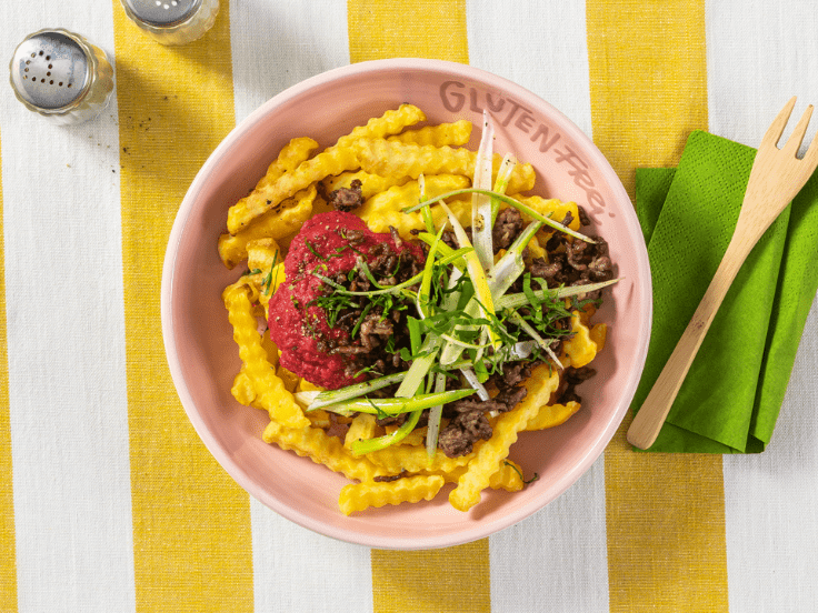 Loaded Fries Caprese mit Pesto Rezept bei ALDI Nord