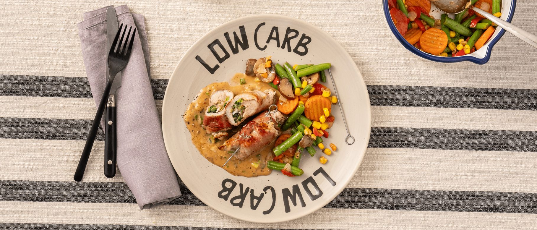 Schnitzel-Schinken-Involtini mit Lauchfüllung (Low Carb) – Rezepte von ...