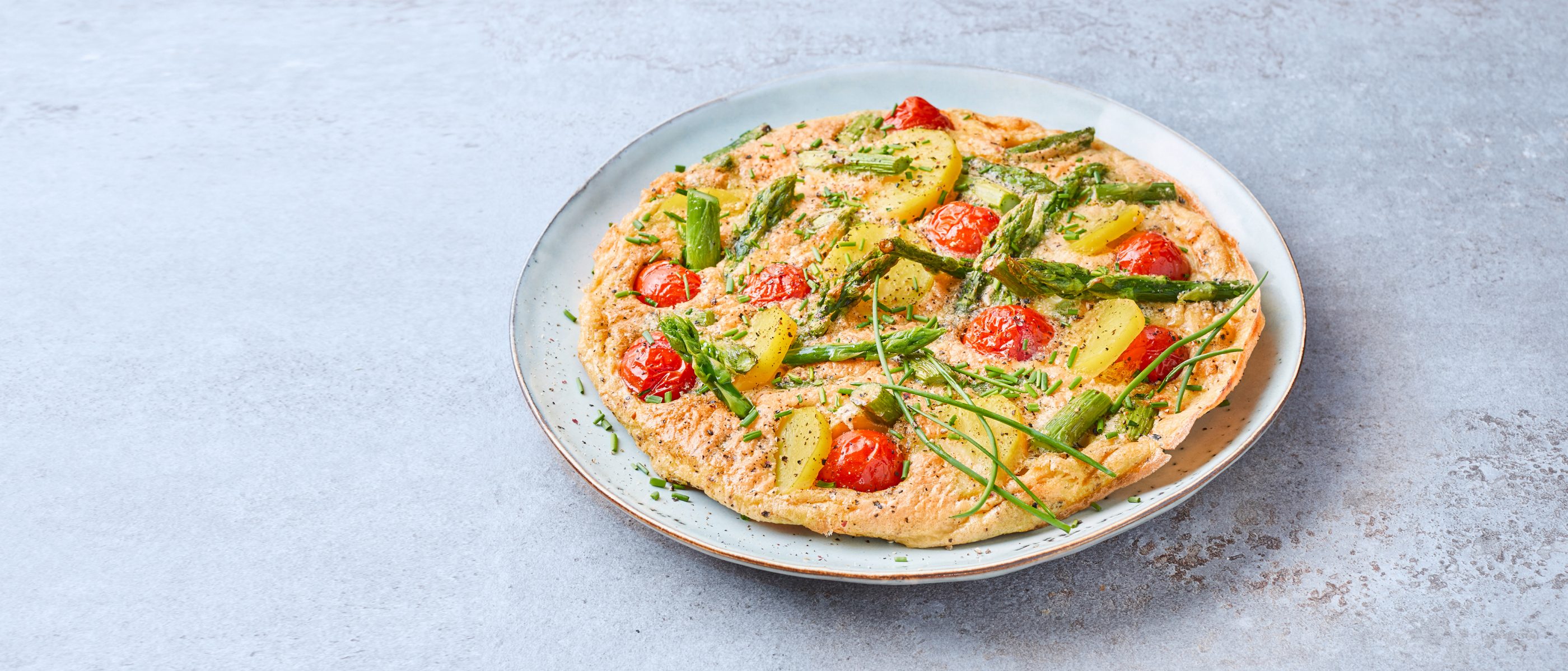Tortilla mit grünem Spargel und Tomaten Rezepte von ALDI Nord
